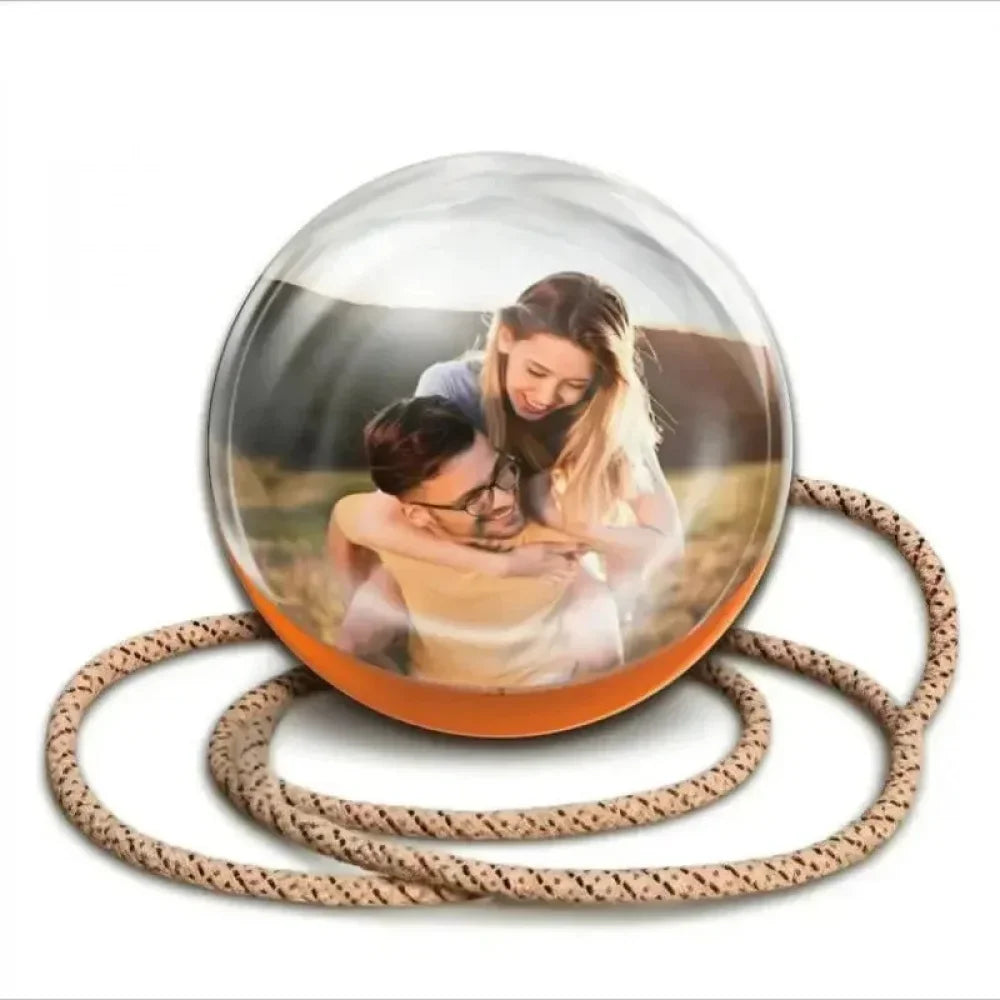 The Memory Sphere: 360° 3D Video Player & Digital Art Glass Ball Lamp